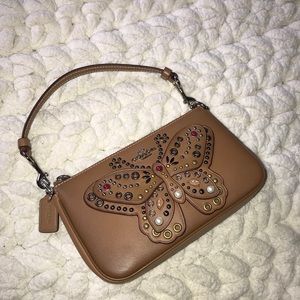 SOLD! Coach Butterfly 🦋 Wristlet